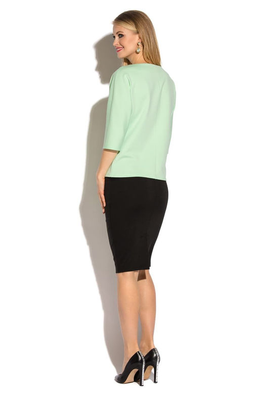 Блузка из джерси светло-зеленый - Donna saggia фото 3