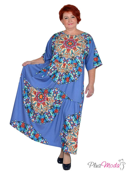 Платье Модель №1488 размеры 44-84 - Plusmoda фото 4