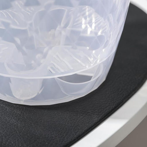 Цена за 3 шт. Горшок для цветов с прикорневым поливом «Румба», 1 л, прозрачный