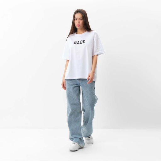 Футболка женская MIST Babe, белая, размер XS (40-42)