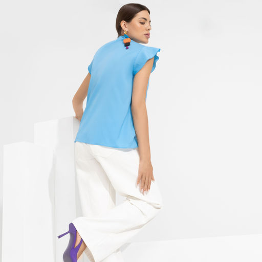 Блуза Свежая подборка (лазурь) - Charutti фото 5