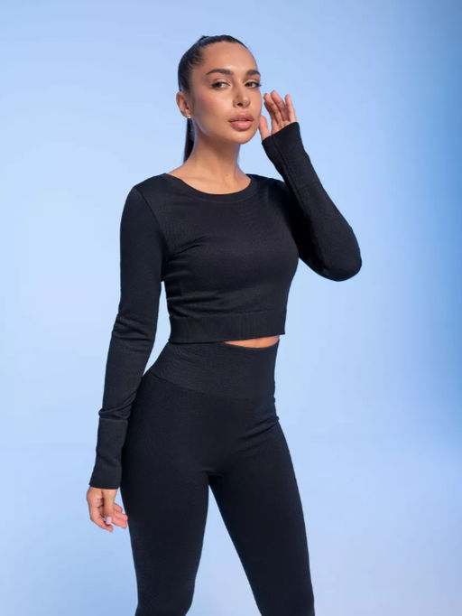 PELICAN, джемпер спортивный женский, Черный  фото 4