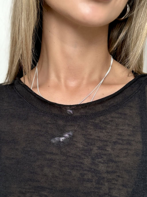 Футболка паутинка полупрозрачная