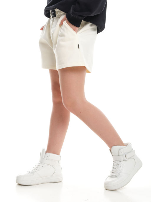 Шорты для девочки подростковые 22-7634 красный - Mini maxi фото 10