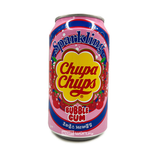 Напиток газ. со вкусом вишневой жевательной резинки Chupa Chups, Корея, 345 мл
