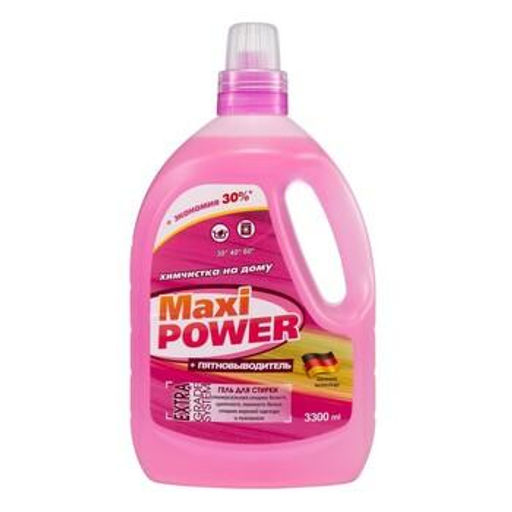 Гель для стирки Maxi Power Пятновыводитель (3300мл)