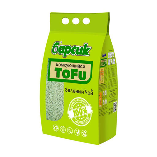 Комкующийся наполнитель TOFU Зелёный Чай 15л