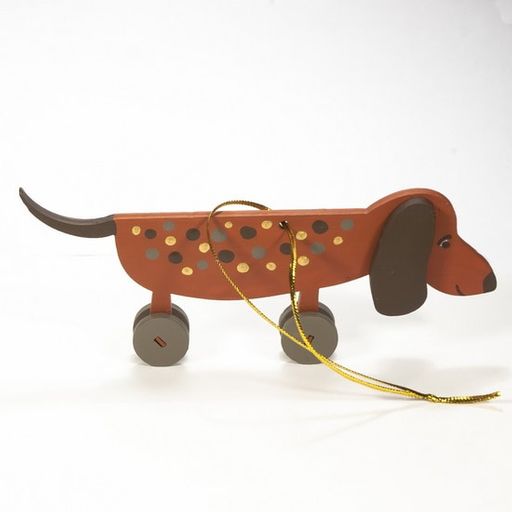 Елочная игрушка - Такса пряничная 360-5 - Idh фото 4