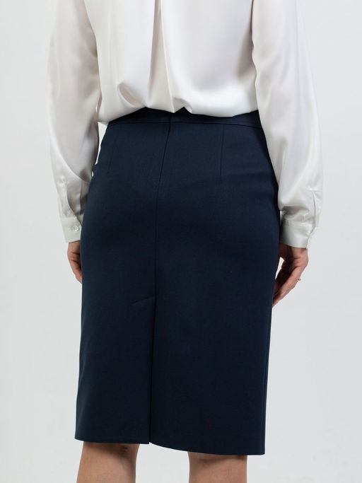 юбка прямого силуэта, на подкладке, с обтачным поясом на кокетке - Трика фото 3