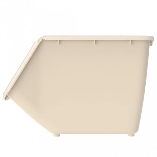 Контейнер для продуктов 10,5л, 33,7х23,8х21,7см, откидная крышка с отверстиями, полипропилен, слоновая кость (Россия) - Домашняя мода фото 4