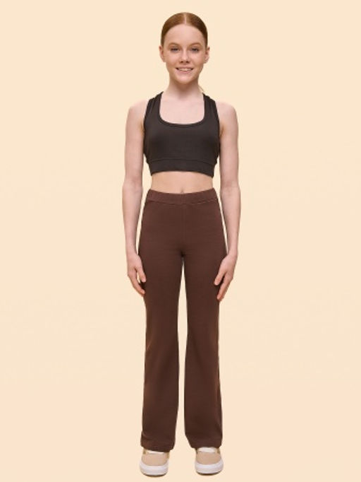 PELICAN, брюки для девочек, Шоколадный