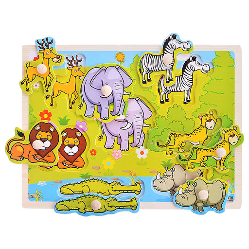 Пазл-вкладыш Саванна - Щепочка фото 2
