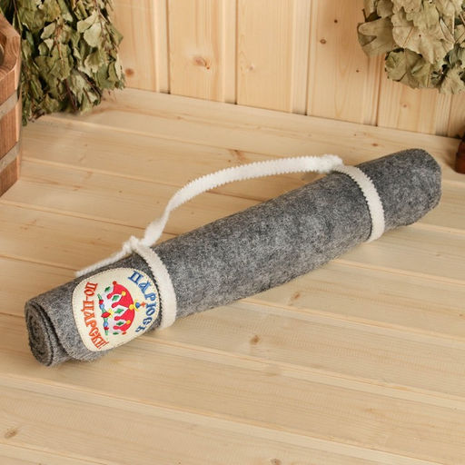 Коврик лежак для бани Парюсь по-царски, 150х50 см - Добропаровъ фото 2