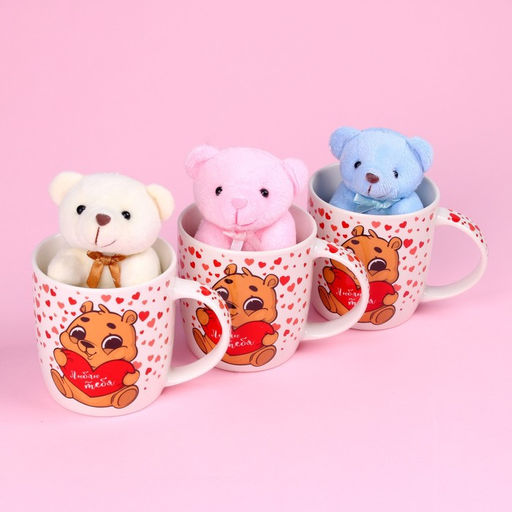 Подарочный набор Люблю тебя, мишка в кружке, МИКС - Milo toys фото 10