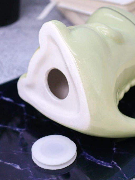 Копилка керамическая Green Dino, green (16,5х14 см)