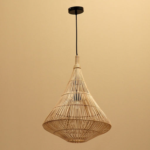 Светильник потолочный из ротанга «Хендрик», 1×120 Вт, Е27, 40×40×55 см