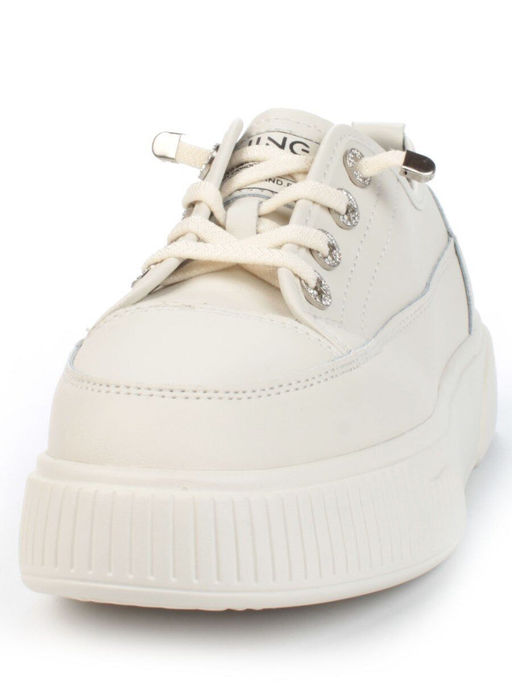 05-SD8-2D BEIGE Кроссовки женские (натуральная кожа) - Фабричный китай фото 7