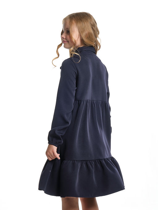 Платье для девочки в школу синее 	 UD 7832 синий - Mini maxi фото 3