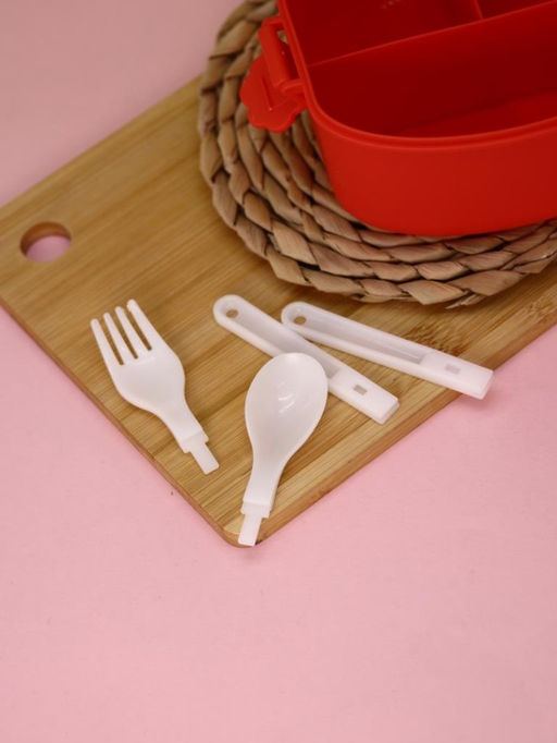 Ланчбокс "Fast food", red, 1200 ml