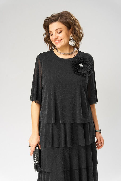 Платье Svetlana Style 2184 черный блеск