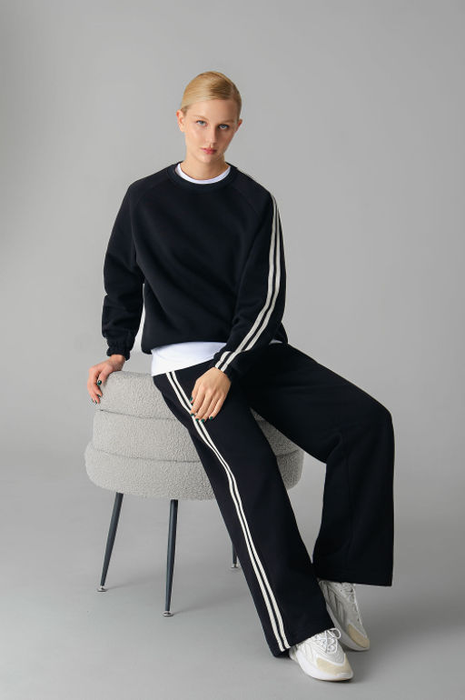 Арт. 2918 Костюм женский с начесом 46-54 (5 шт) Цвет:черный