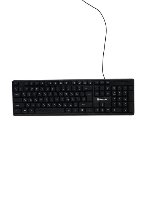 Комплект клавиатура и мышь Defender Triumph C-991, проводной, мембранная, 1600 dpi, чёрный