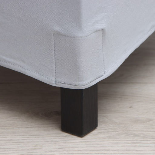 Чехол на стул со спинкой, цвет серый, 90х40х40 см, 100% п/э - Simaland фото 3