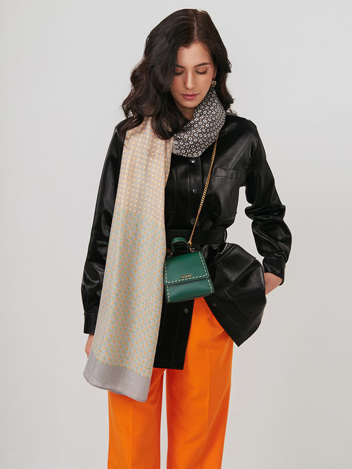 Большой, мягкий, тонкий и очень нежный двусторонний палантин - Tantino фото 6