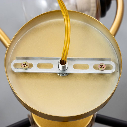 Люстра «Мерлия» 5хЕ27 40 Вт черно-золотой 60×60×27 см BayerLux