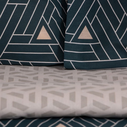 Постельное бельё Этель 2 сп Triangular illusion 175х215, 200х220, 70х70-2 шт, бязь, 125 г/м2  фото 2
