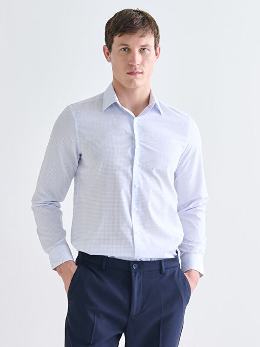 Regular Fit Uzun Kollu Poplin Erkek G?mlek