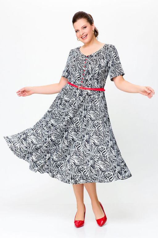 Блуза Swallow 803.2 черный+серебряный узор фото 1150