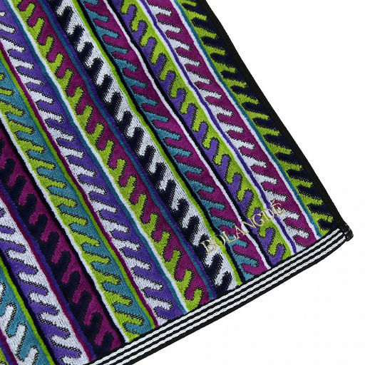 Missoni-3004 Полотенце махровое 34х78см, плотность 375гр/м2, 100% хлопок, велюр, сиреневый, Bolangde (Китай) - Домашняя мода фото 4