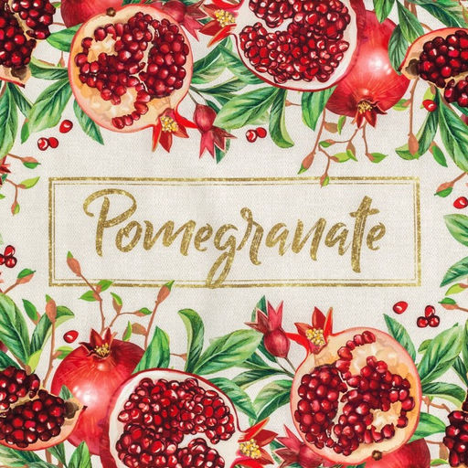 Полотенце Этель Гранаты 40х73 см, 100% хл, саржа 190 гр/м2  фото 3