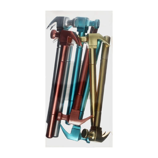 Цена за 12 шт. Ручка - прикол гелевая Молоток, МИКС - Calligrata фото 5