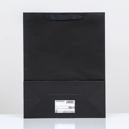 Пакет ламинированный Чёрный, 31 х 40 х 14 см - UPAK LAND фото 2