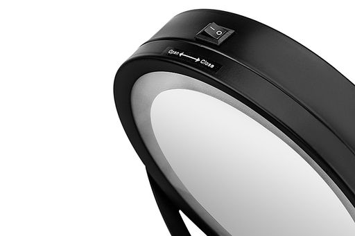 Зеркало двустороннее на подставке 21*13,5*33 см 5-кратный зум со светод.подсветкой,черное - Elan gallery фото 15