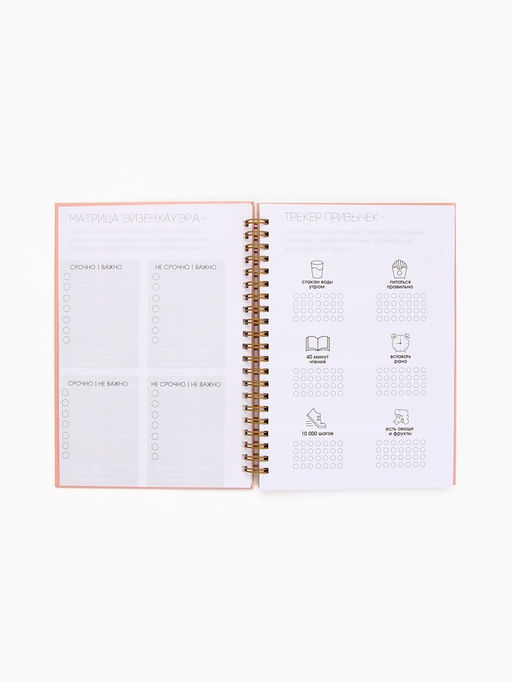 Планер-еженедельник А5, 86 л. в твердой обложке, на гребне Себя создают - Artfox фото 4