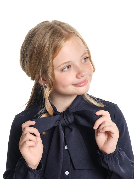 Платье для девочки в школу синее 	 UD 7832 синий - Mini maxi фото 2