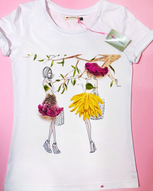 Эксклюзивная футболка Yana Pletneva упаковка плотный Zip пакет!