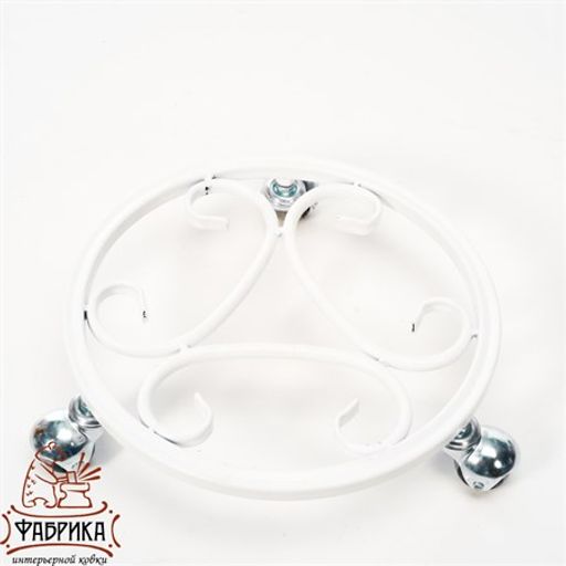 Подставка для цветов напольная 21-002W - Фабрика интерьерной ковки фото 2