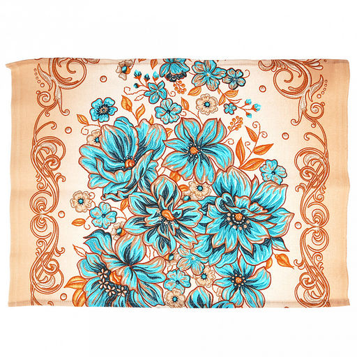 Салфетка сервировочная 50х38см "Летние мотивы-2", хлопок "Премиум" 236г/м2, без упаковки, "Домашняя мода" (Россия)