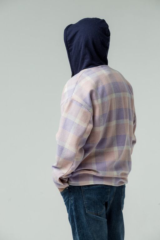 Рубашка утепленная,  толстовка c капюшоном оверсайз - Knitka wear фото 9