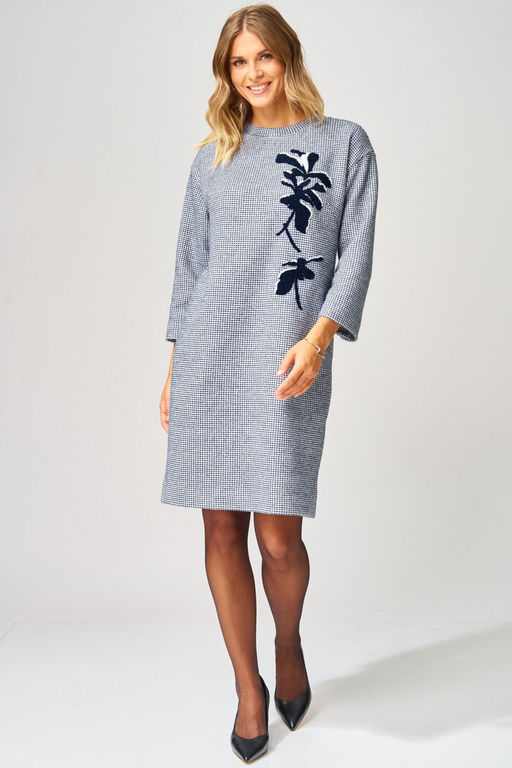 Платье LAIKONY 183 сине-белый фото 2