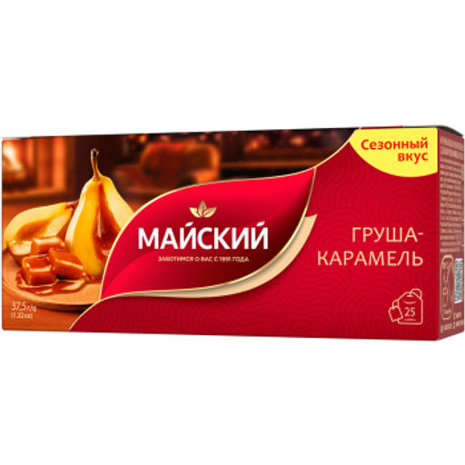 Чай Майский Груша-карамель 25п