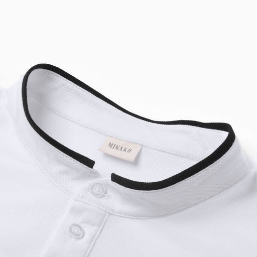 Футболка поло мужская MINAKU REGULAR FIT: белая, р-р 46