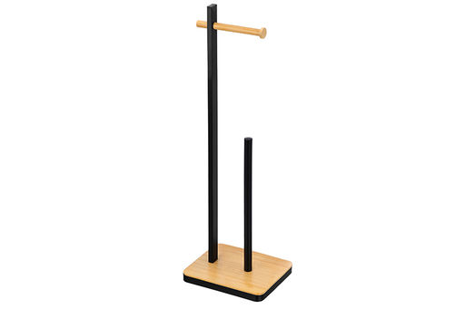 Держатель для туалетной бумаги 22*18*68 см на бамбуковой подставке