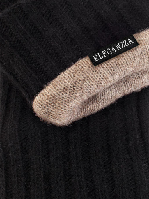 Перчатки женские ш+каш. IS01331 black - Eleganzza фото 13