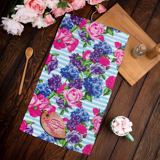 Цена за 2 шт. Полотенце кухонное С 8 марта! 35х602 см - Доляна фото 2