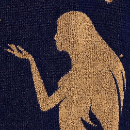 Полотенце махровое Этель Знаки зодиака: Дева фиолетовый, 67х130 см, 100% хлопок, 420гр/м2  фото 3